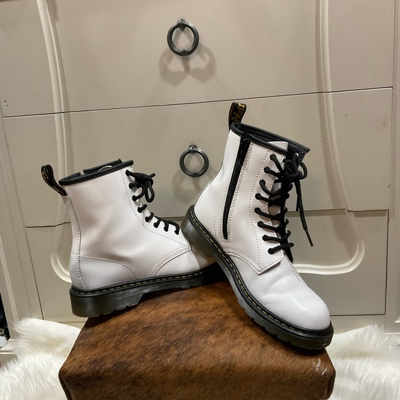 Dr. Martens White Boots - Picture 4 of 10